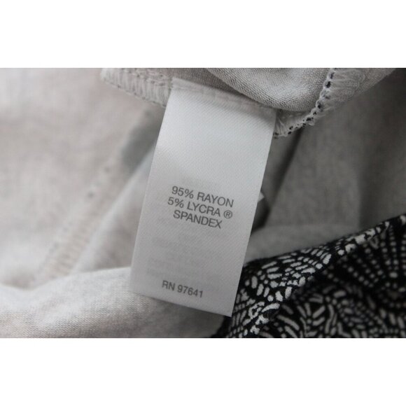 J Jill Wearever Collection Dress Large Petite Floral Stretch Preppy Casual - Picture 13 of 13